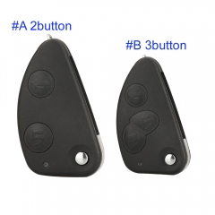 FS440014 2/3 Buttons Remote Flip Folding Car Key Case Cover Fob For Alfa Romeo 147 156 166 GT Uncut Blade
