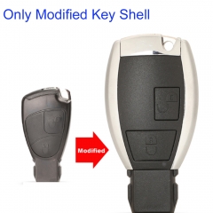 FS100054 2 Button Modified Car Key Shell Case Cover For Mercedes Benz B C E ML S CLK CL Replacement Smart Car Key Shell
