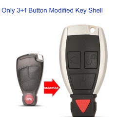 FS100057 3+1 Button Modified Car Key Shell Case Cover For Mercedes Benz B C E ML S CLK CL Replacement Smart Car Key Shell
