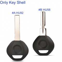 FS110040  Transponder Chip Blank Key Shell Fob Key Cover For Bmw 3 5 6 series x3 x5 z4 z8 e36 e34 e38 e39 With HU92/HU58 Blade