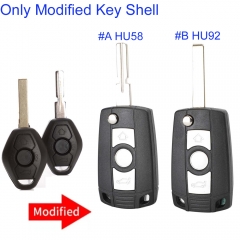 FS110038  3Button Modified Folding Key Shell Case for BMW 3 5 7 Series 1998-2005 X5 Z3 Z4 330 330i 525 525i 2001-2004 E38 E39 E46