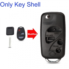 FS210062 Modified 4 Button Flip Folding Remote Key Shell For N-issan INFINITI G35 I35 350Z For Sentra Altima Maxima Auto Key Shell