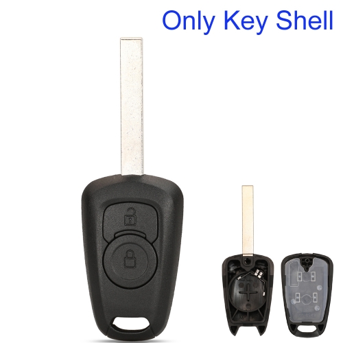 FS460016 2 Buttons Head Key Remote Car Key Fob Case For Opel Vauxhall Astra K (2015 + ) Key Shell Replacement