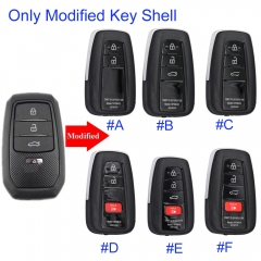 FS190155 2/3/4 Buttons Modified Flip Key Shell Case Fob For T-oyota Camry Crown Avalon 4Runner Land Cruiser Prius RAV4 Venza Shell Replace