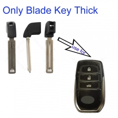 FS190160 Emergency Insert Key Blade Blades for T-oyota  Auto Car Key Blade Replacement Thick Blade