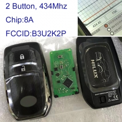MK190437 OEM 2Button 434MHZ Smart Key for T-oyota HILUX B3U2K2P/0010 BM1EW/0182 Board Keyless Go 8A Chip