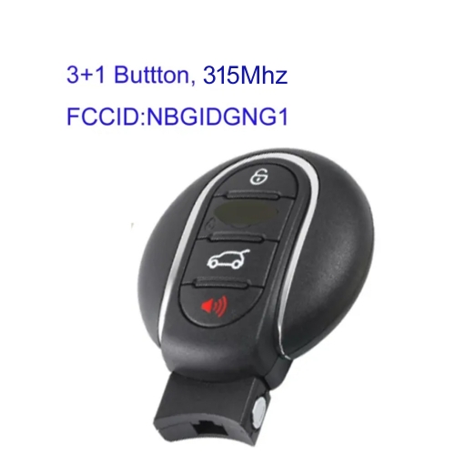 MK110139 315MHz 3+1 button Smart Card for BMW Mini Keyless Go Entry FCC ID NBGIDGNG1