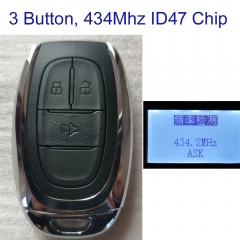 MK680004 OEM 3Button 434MHZ Smart Key for SAIC MAXUS D60 T60 T70 G10 G20 V80 Intelligent Remote Key with ID47 Chip