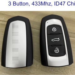 MK080012 OEM 3Button 434MHZ Smart Key for Geely P-anda Mini Auto Car Key Fob With ID47 Chip