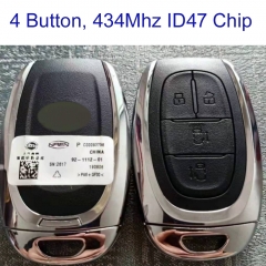 MK680002 OEM 4Button 434MHZ Smart Key for SAIC MAXUS D60 T60 T70 G10 G20 V80 Intelligent Remote Key with ID47 Chip