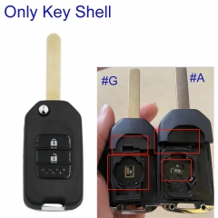 FS180080 2 Button  Remote Key Flip Key Shell Cover for H-onda New FIT XRV Auto Car Key Replacement