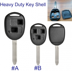 FS190167  Heavy Duty Unbreakable Head Key Shell House Cover for T-oyota Auto Car Key Replacement TOY43 Blade