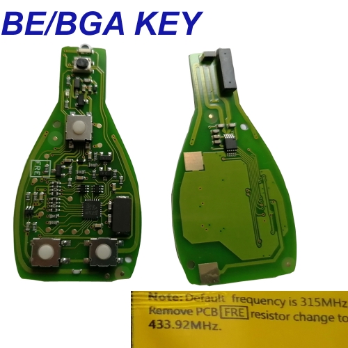 MK100106 315MHZ /433mhz  BE BGA  Key PCB For M-ercedes Auto Car Key Panel  BGA style Keys Inside PCB