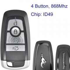 MK160157 4Buttons 868Hz Smart Key for Ford Raptor Mustang HS7T-15K601-CB Keyless Go Smart Key