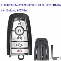 MK160161 4+1 Buttons 902Hz Smart Key for Ford Edge Explorer EXpedition Fustion Mondeo Remote Keyless Go M3N-A2C93142600