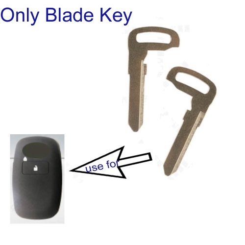 FS200005 Uncut Insert Key Blade Blank Blades for Daihatsu T-oyota Tanto LA600 800S Smart Key Replacement
