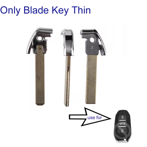 FS240039 HU83 Emergency Key Blade Key Fit For C-itroen DS5 C4 C4L P-eugeot 308 508 3008 Smart Key Cover with Groove Thin Style