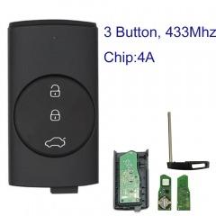 MK080016 3 Button Smart Remote Key 434Mhz 4A Chip for Chery EXEED  Auto Remote Key Fob Keyless Go With Green PCB