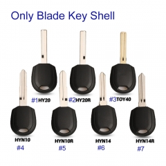 FS140089 Head Key Remote Key Control Shell Case for H-yundai Auto Car Key Blade Transponder Key Fob Shell