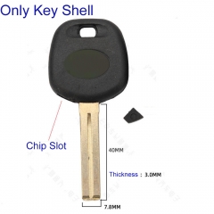 FS190182 Head Key Shell House Cover Remote Control Key Case for T-oyota Auto Car Key Transponder Key Shell TOY48