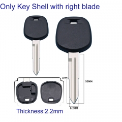 FS190185 Head Key Shell House Cover Remote Control Key Case for T-oyota Auto Car Key Transponder Key Shell With Right Blade