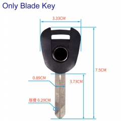 FS180107 Key Shell for Honda CB650FCB500X NM4 NC700D NC750D CTX700N Shell Case Uncut Blade HON77 Keys Cover