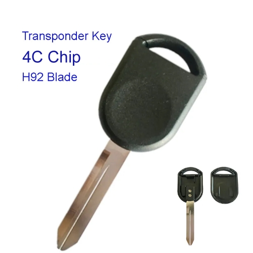 MK160198 Transponder Key with 4C Chip for Ford L-incoln Mazda Mercury Car Key Remote Control Fob Head Key