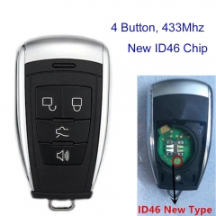 MK060005 OEM 4 Button 433Mhz Smart Key for Baic senova X55 X25 X35 X65 X55 X7 D70 D60 D50 Car Remote Key key With New ID46 Chip Keyless Go
