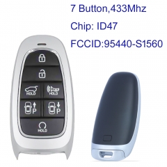 MK140334 7 Button 433MHz Smart Key for H-yundai Santa Fe 2021 Remote FCCID 95440-S1560 / TQ8-FOB-4F27 Keyless Go