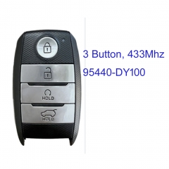 MK130264 3 Button 433MHz Smart Key for Kia Carens 2023 , 6A Chip SYEC3FOB2003 P/N: 95440-DY100 Car Key Fob Keyless Go