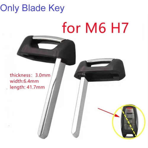 FS030013 Smart Key Emergency Blade For Greatwall  Haval Jolion H7 M6 Insert Key Replacement