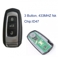 MK080004 OEM 3Button 434MHZ Smart Key for Geely Vision X6 Auto Car Key Fob With ID47 Chip