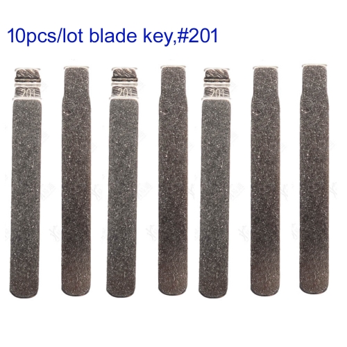 FS610019 10PCS/Lot Universal Uncut  Blade for Universal Metal Key Blade Repalcement  #201