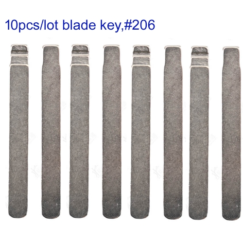 FS610020 10PCS/Lot Universal Uncut  Blade for Ube Vgo Metal Key Blade Repalcement  #206