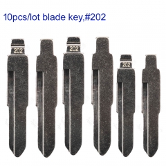 FS610018 10PCS/Lot Universal Uncut  Blade for Dongfeng Metal Key Blade Repalcement  #202 53R