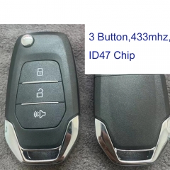 MK680005 OEM 3Button 434MHZ Flip Key for SAIC MAXUS LDV T60 LDV V80 G10 FOB Folding Remote Key with ID47 Chip