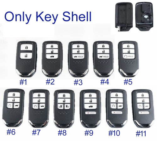 FS180108 Heavy Duty Duralble Remote Chip Shell Case Cover  for H-onda Fit  Civic Auto Car Key Replacement without chip No pcb