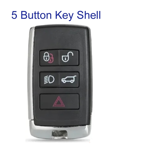 FS260023 5Button Key Shell Cover Case for Ranger Rover Sport Evoque 2022 2021Auto Car Key Cover Replacement