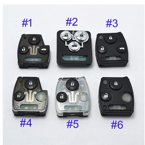 FS180018 2/ 3 Button Inside Remote Chip Shell Case Cover  for H-onda Fit  Civic Auto Car Key Replacement without chip No pcb