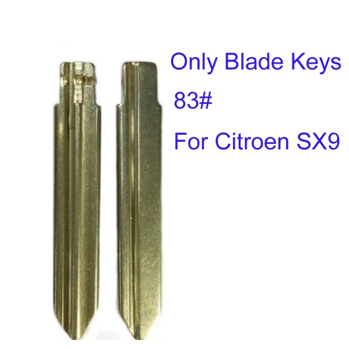 FS240043 10pcs Universal Remotes Flip Blade for KEYDIY Remote Flip Key Blade SX9 for C-itroen Elysee (83#)