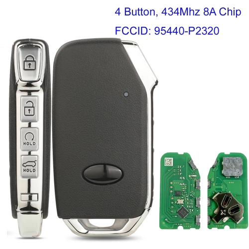 MK130410 4 Button 433mhz Smart Key for KIA Sorento 2021 2022 2023 2024 Auto Car Key Fob  95440-P2320 With ID8A Chip