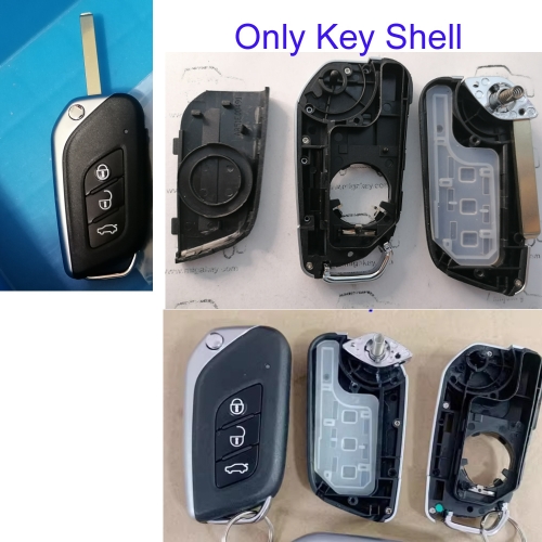 FS060007 3 Button Smart Key Remote Key Shell for Baic X25 X35 Car Remote Key key Shell Replacement
