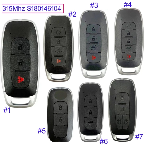 MK210232  315MHz Smart Key for N-issan 2023 X-trail Smart Key Remote Fcc ID TXPZ2 S180146104 HITAG AES chip With 4A Chip