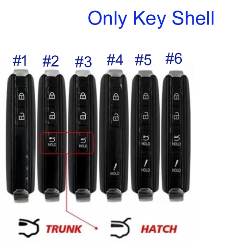 FS540034 Smart Key Shell Case Cover  for Mazda  CX-30  Auto Car Key Replacement