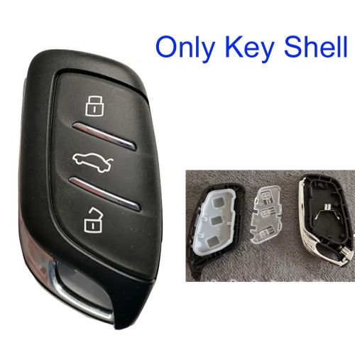 FS390007 3 Button Smart Remote Car Key Shell Case Fob for  ZS Auto Car Key Housing Cover Replacement