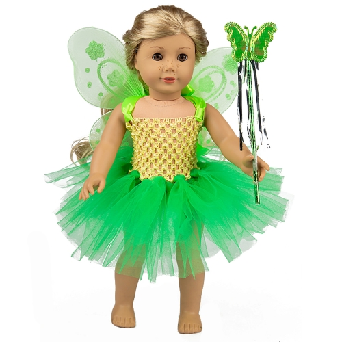 ZITA ELEMENT Fairy American 18 Inch Doll Clothes Accessories for 16 - 18 Inch Girl Doll Outfits - Fancy Gift for Kids Girl Doll Outfits