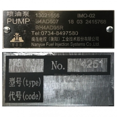 Pompe à injecteur de carburant Diesel 13021656 BH6AD95R B4AD507 pour Weichai TD226B-4