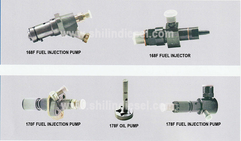 Yanmar 168F 178F 188F fuel injector nozzle and fuel pump