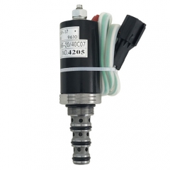 Solenoide de bomba hidráulica SKX5P17208 KDRDE5K2040C07109 para KOBELCO / VOLVO