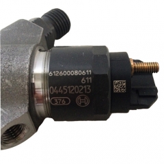 Inyector de combustible diésel 0445120213 612600080611 para WEICHAI WD10